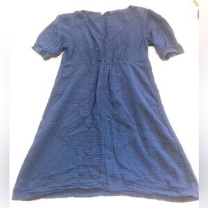 Stark X navy cotton summer dress XS
